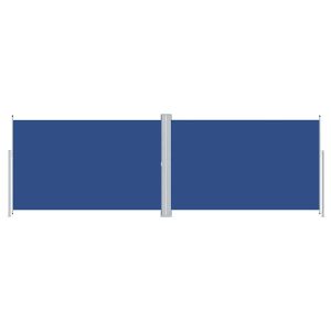 Markiza Boczna Tarasowa Balkonowa Niebieska Zwijana Ogrodowa 200 x 600 cm 947683 Markiza Boczna Tarasowa Balkonowa Niebieska Zwijana Ogrodowa 200 x 600 cm 947683