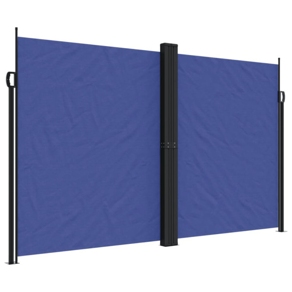 Markiza Boczna Tarasowa Balkonowa Niebieska Zwijana Ogrodowa 200x600 cm 947774