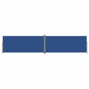 Markiza Boczna Tarasowa Balkonowa Niebieska Zwijana Ogrodowa 220×1000 cm 947624 Markiza Boczna Tarasowa Balkonowa Niebieska Zwijana Ogrodowa 220×1000 cm 947624