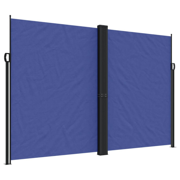 Markiza Boczna Tarasowa Balkonowa Niebieska Zwijana Ogrodowa 220x1000 cm 947564
