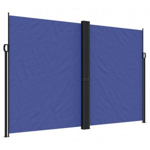 Markiza Boczna Tarasowa Balkonowa Niebieska Zwijana Ogrodowa 220×600 cm 947447 Markiza Boczna Tarasowa Balkonowa Niebieska Zwijana Ogrodowa 220×600 cm 947447