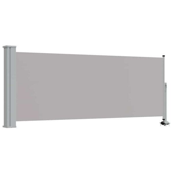 Markiza Boczna Tarasowa Balkonowa Szara Zwijana Ogrodowa 100 x 300 cm 935261