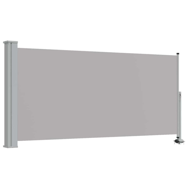 Markiza Boczna Tarasowa Balkonowa Szara Zwijana Ogrodowa 120 x 300 cm 935289