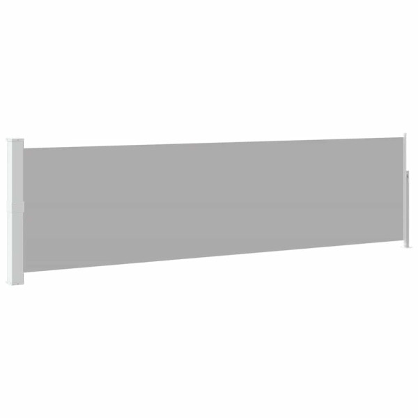 Markiza Boczna Tarasowa Balkonowa Szara Zwijana Ogrodowa 140 x 500 cm 934623