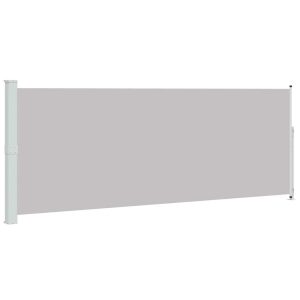 Markiza Boczna Tarasowa Balkonowa Szara Zwijana Ogrodowa 180×500 cm 934674 Markiza Boczna Tarasowa Balkonowa Szara Zwijana Ogrodowa 180×500 cm 934674