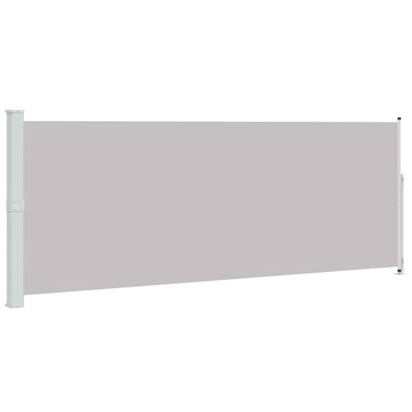 Markiza Boczna Tarasowa Balkonowa Szara Zwijana Ogrodowa 180x500 cm 934674