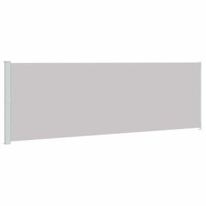 Markiza Boczna Tarasowa Balkonowa Szara Zwijana Ogrodowa 200×600 cm 934693 Markiza Boczna Tarasowa Balkonowa Szara Zwijana Ogrodowa 200×600 cm 934693