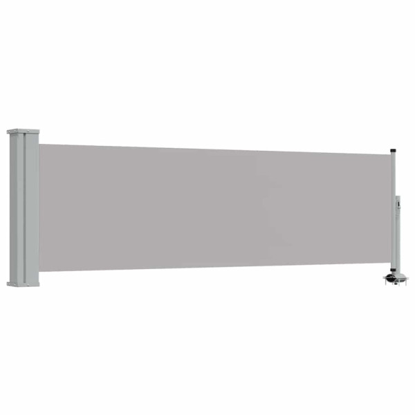 Markiza Boczna Tarasowa Balkonowa Szara Zwijana Ogrodowa 80 x 300 cm 947731