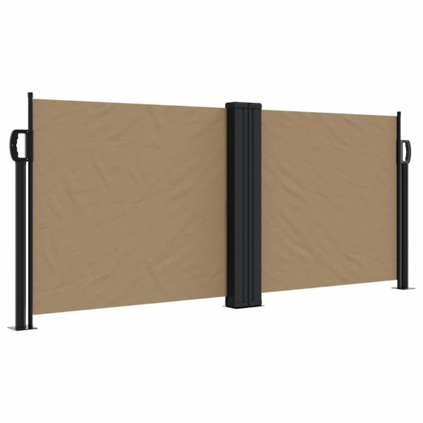 Markiza Boczna Tarasowa Balkonowa Taupe Zwijana Ogrodowa 100x600 cm 947800