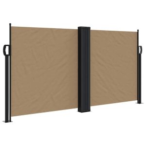 Markiza Boczna Tarasowa Balkonowa Taupe Zwijana Ogrodowa 120×1200 cm 947572 Markiza Boczna Tarasowa Balkonowa Taupe Zwijana Ogrodowa 120×1200 cm 947572