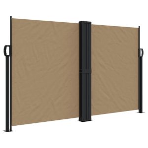 Markiza Boczna Tarasowa Balkonowa Taupe Zwijana Ogrodowa 140×1000 cm 947703 Markiza Boczna Tarasowa Balkonowa Taupe Zwijana Ogrodowa 140×1000 cm 947703