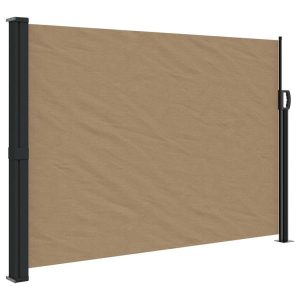 Markiza Boczna Tarasowa Balkonowa Taupe Zwijana Ogrodowa 140×500 cm 947844 Markiza Boczna Tarasowa Balkonowa Taupe Zwijana Ogrodowa 140×500 cm 947844