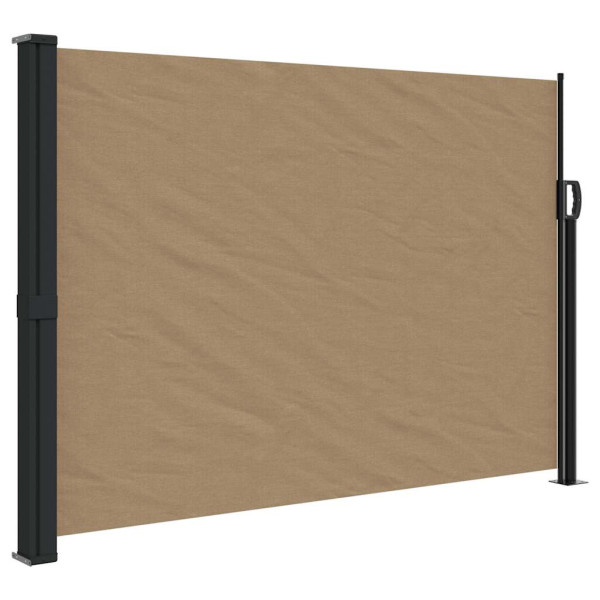 Markiza Boczna Tarasowa Balkonowa Taupe Zwijana Ogrodowa 140x500 cm 947844
