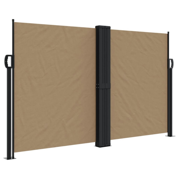 Markiza Boczna Tarasowa Balkonowa Taupe Zwijana Ogrodowa 140x600 cm 947324