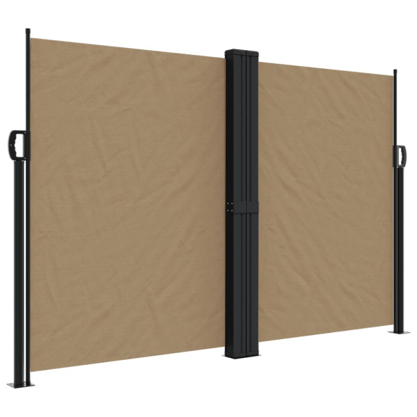Markiza Boczna Tarasowa Balkonowa Taupe Zwijana Ogrodowa 160x1200 cm 947470