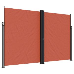 Markiza Boczna Tarasowa Balkonowa Terakota Zwijana Ogrodowa 220×1200 cm 947660 Markiza Boczna Tarasowa Balkonowa Terakota Zwijana Ogrodowa 220×1200 cm 947660