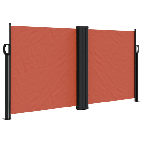 Markiza Boczna Tarasowa Balkonowa Terakotowa Zwijana Ogrodowa 120x600 cm 934635