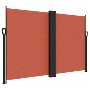 Markiza Boczna Tarasowa Balkonowa Terakotowa Zwijana Ogrodowa 160×1200 cm 934888 Markiza Boczna Tarasowa Balkonowa Terakotowa Zwijana Ogrodowa 160×1200 cm 934888