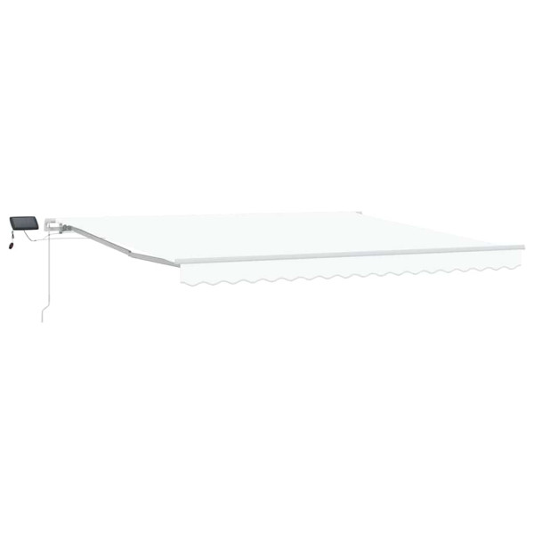 Markiza Ogrodowa Tarasowa Balkonowa Zwijana LED Zadaszenie 400 × 300 cm 948476