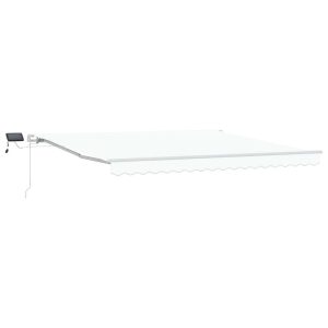 Markiza Ogrodowa Tarasowa Balkonowa Zwijana LED Zadaszenie 400 × 300 cm 948698 Markiza Ogrodowa Tarasowa Balkonowa Zwijana LED Zadaszenie 400 × 300 cm 948698