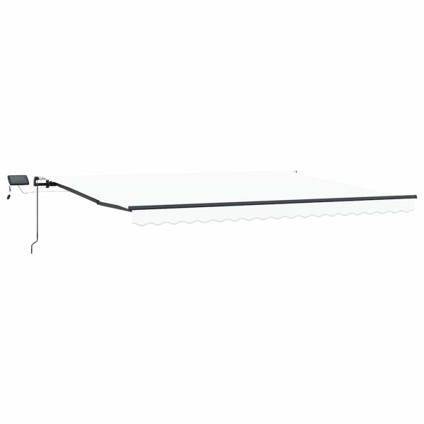 Markiza Ogrodowa Tarasowa Balkonowa Zwijana LED Zadaszenie 400 ×350 cm 948304
