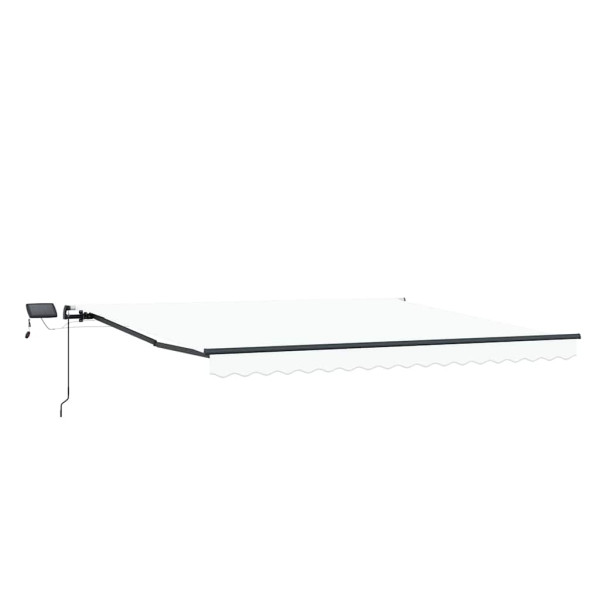 Markiza Ogrodowa Tarasowa Balkonowa Zwijana LED Zadaszenie 450 ×300 cm 948294