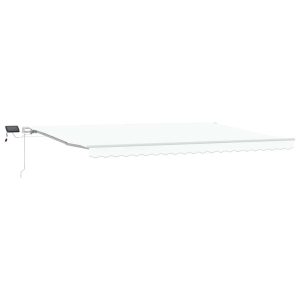 Markiza Ogrodowa Tarasowa Balkonowa Zwijana LED Zadaszenie 500 × 350 cm 948239 Markiza Ogrodowa Tarasowa Balkonowa Zwijana LED Zadaszenie 500 × 350 cm 948239