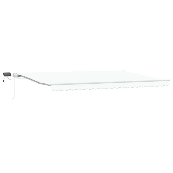 Markiza Ogrodowa Tarasowa Balkonowa Zwijana LED Zadaszenie 500 × 350 cm 948239