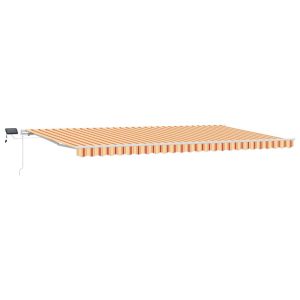 Markiza Ogrodowa Tarasowa Balkonowa Zwijana LED Zadaszenie 600 × 300 cm 948739 Markiza Ogrodowa Tarasowa Balkonowa Zwijana LED Zadaszenie 600 × 300 cm 948739