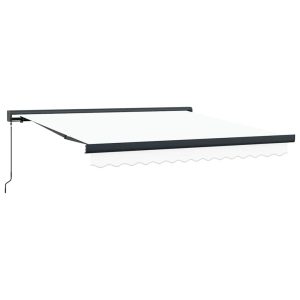 Markiza Ogrodowa Tarasowa Balkonowa Zwijana Zadaszenie 350 x 250 cm 947710 Markiza Ogrodowa Tarasowa Balkonowa Zwijana Zadaszenie 350 x 250 cm 947710