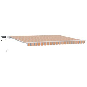 Markiza Ogrodowa Tarasowa Balkonowa Zwijana Zadaszenie 450 × 300 cm 948293