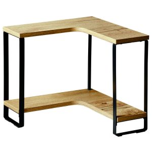 Narożna półka z drewnianymi półkami, 30 x 30 x 28 238561 Narożna półka z drewnianymi półkami, 30 x 30 x 28 238561