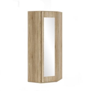 Narożna szafa dąb sonoma z lustrem 185cm 375064 Narożna szafa dąb sonoma z lustrem 185cm 375064