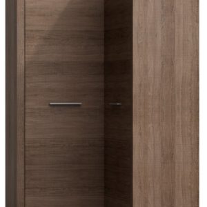 Narożna szafa typu L w kolorze santana ciemna – Zyrix 310771