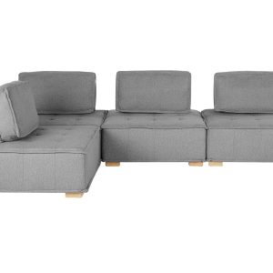 Narożnik 4-osobowy modułowy szary 573772 Narożnik 4-osobowy modułowy szary 573772