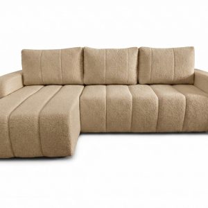 Narożnik Alba Soft 240×148 rozkładany z pojemnikiem, str. lewa, Lambi 10 1031465