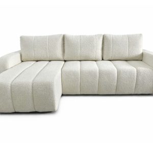 Narożnik Alba Soft 240×148 rozkładany z pojemnikiem, strona lewa, Lambi 08 879097