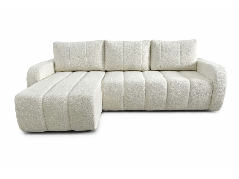 Narożnik Alba Soft 240x148 rozkładany z pojemnikiem, strona lewa, Lambi 08 879097