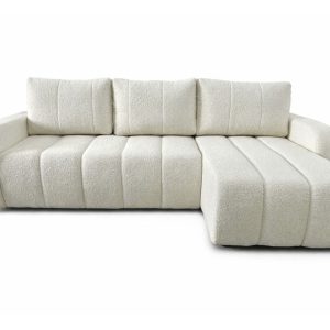 Narożnik Alba Soft 240×148 rozkładany z pojemnikiem, strona prawa, Lambi 08 879117