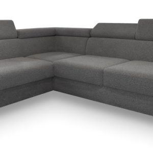Narożnik ALVORO L-S z funkcją spania Szary 807569