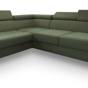 Narożnik ALVORO L-S z funkcją spania Zielony 807719