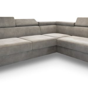 Narożnik ALVORO R-S z funkcją spania Szary 807678 Narożnik ALVORO R-S z funkcją spania Szary 807678