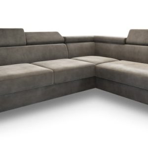 Narożnik ALVORO R-S z funkcją spania Szary 807687 Narożnik ALVORO R-S z funkcją spania Szary 807687