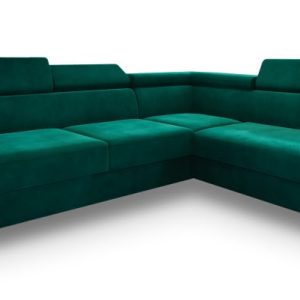 Narożnik ALVORO R-S z funkcją spania Zielony 807732 Narożnik ALVORO R-S z funkcją spania Zielony 807732