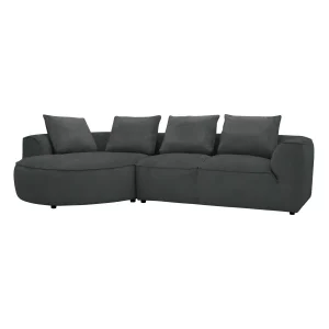 Narożnik Amado Lewy Ciemny Szary Antracyt Duży Nowoczesny do Salonu 1069654 Narożnik Amado Lewy Ciemny Szary Antracyt Duży Nowoczesny do Salonu 1069654