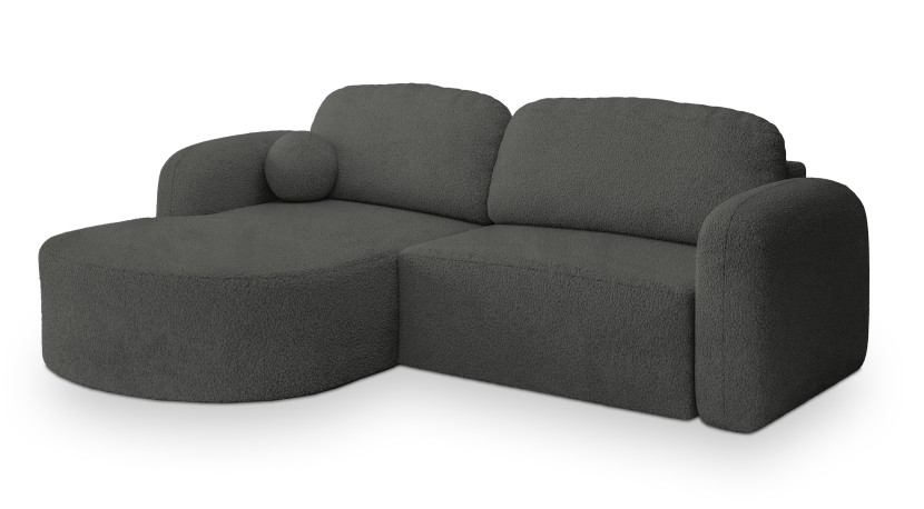 NAROŻNIK AMILIA L-S z funkcją spania Szary 682804