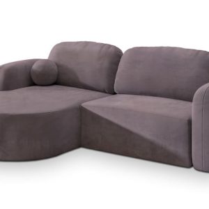 NAROŻNIK AMILIA M z funkcją spania Fioletowy 649027 NAROŻNIK AMILIA M z funkcją spania Fioletowy 649027
