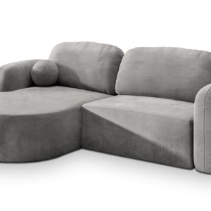 NAROŻNIK AMILIA M z funkcją spania Szary 649035 NAROŻNIK AMILIA M z funkcją spania Szary 649035