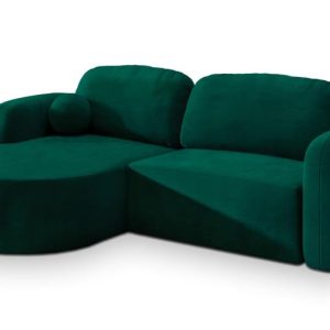 NAROŻNIK AMILIA M z funkcją spania Zielony 649045 NAROŻNIK AMILIA M z funkcją spania Zielony 649045