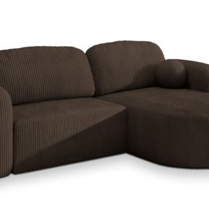 NAROŻNIK AMILIA P z funkcją spania Brązowy 648843 NAROŻNIK AMILIA P z funkcją spania Brązowy 648843